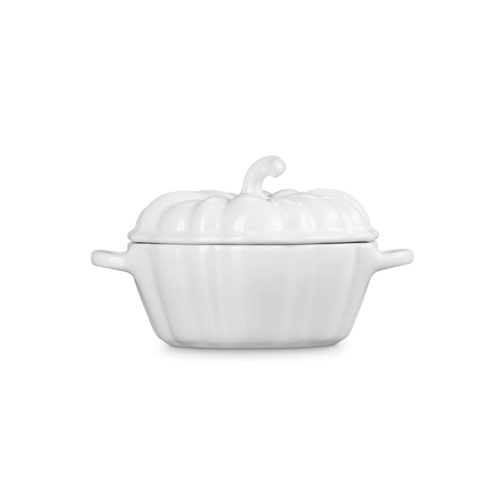 Le Creuset Figural Pumpkin Petite Cocotte - White, 12 oz. | Le Creuset
