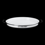 Le Creuset Everyday Enamel Oval Tray - White, 24" | Le Creuset