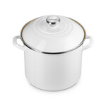 Le Creuset Stockpot - White, 10 qt. | Le Creuset