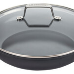 Le Creuset Essential Non-Stick Ceramic Shallow Braiser with Glass Lid 3.5 Qt, 3.5 qt. | Le Creuset