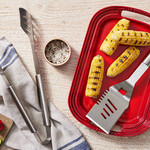 Le Creuset Alpine Outdoor Collection - Stainless Steel BBQ Two-Pronged Fork, 17.5" | Le Creuset