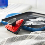 Le Creuset Triangle Grill Pan Brush  - Shiny Black, 3.7" x 3.7" | Le Creuset