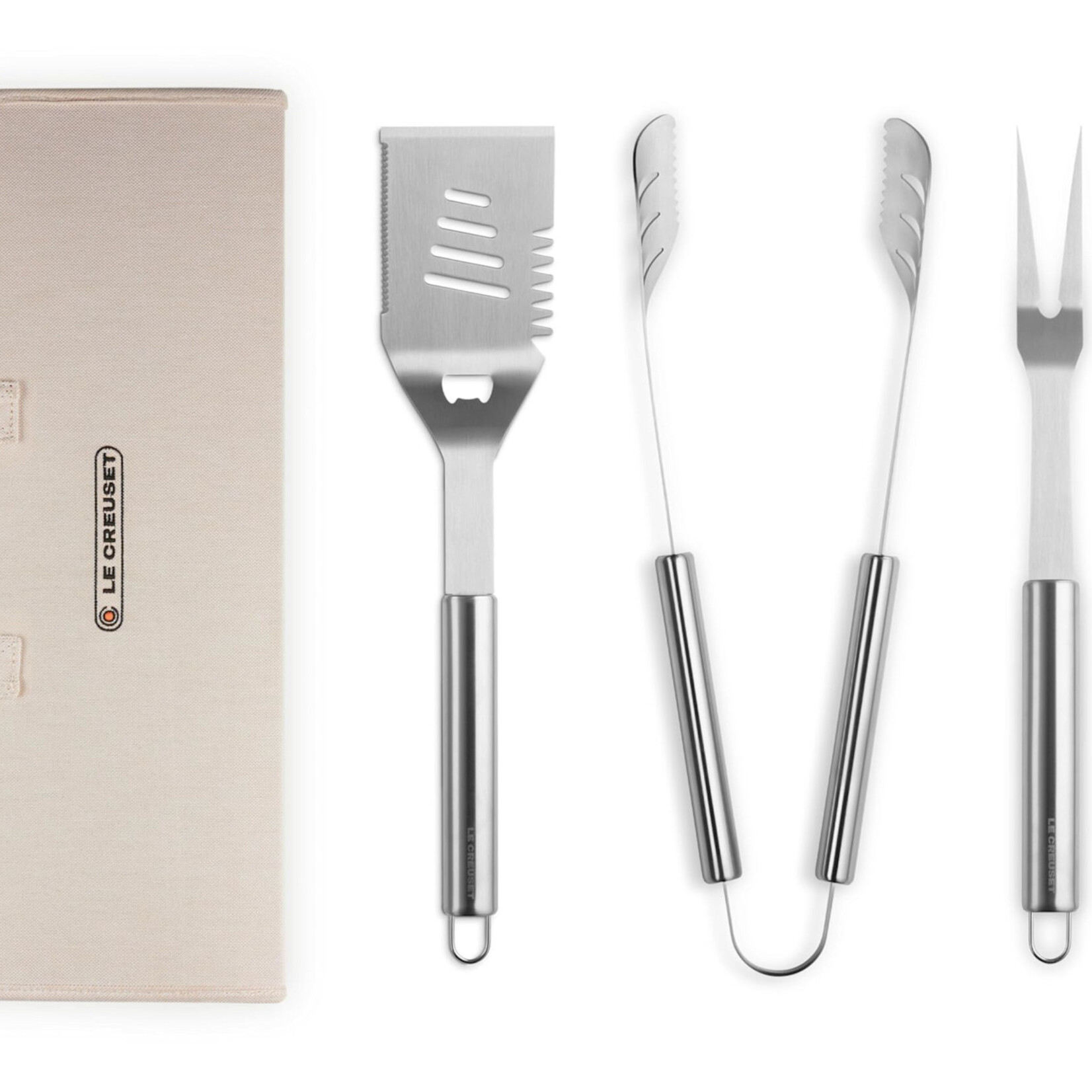 Le Creuset Set of 4 Outdoor Grilling Tools Carry Bag | Le Creuset