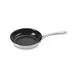Le Creuset Essential Stainless Steel Shallow Round Fry Pan Non-Stick, 11" | Le Creuset