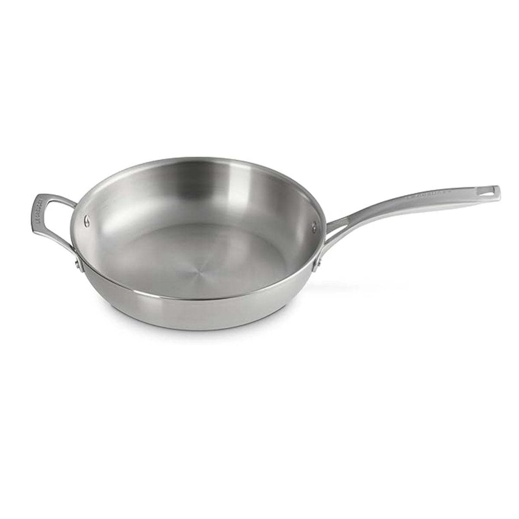 Le Creuset Essential Stainless Steel Shallow Round Fry Pan 11 In  | Le Creuset