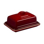 Le Creuset European Butter Dish - Cerise, 6.75" x 5" x 3.5" | Le Creuset