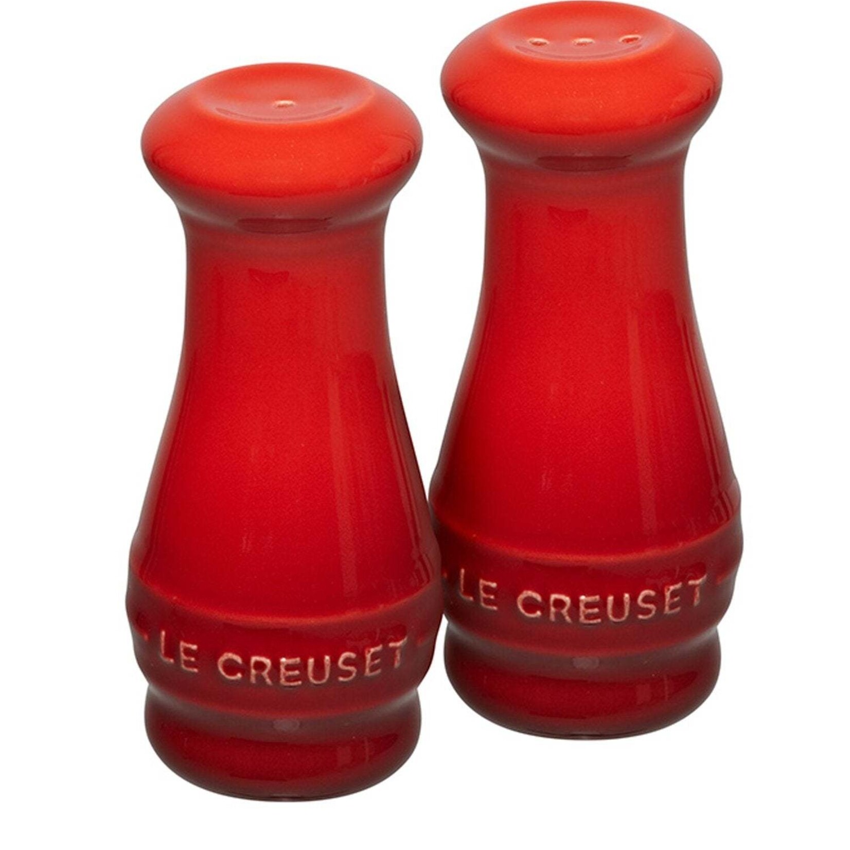 Le Creuset Salt and Pepper Shaker Set of 2 - Cerise, 4 oz. each | Le Creuset