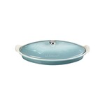 Le Creuset Heritage Fish Baker with Gold Knob - Sea Salt, 1.7 qt. | Le Creuset