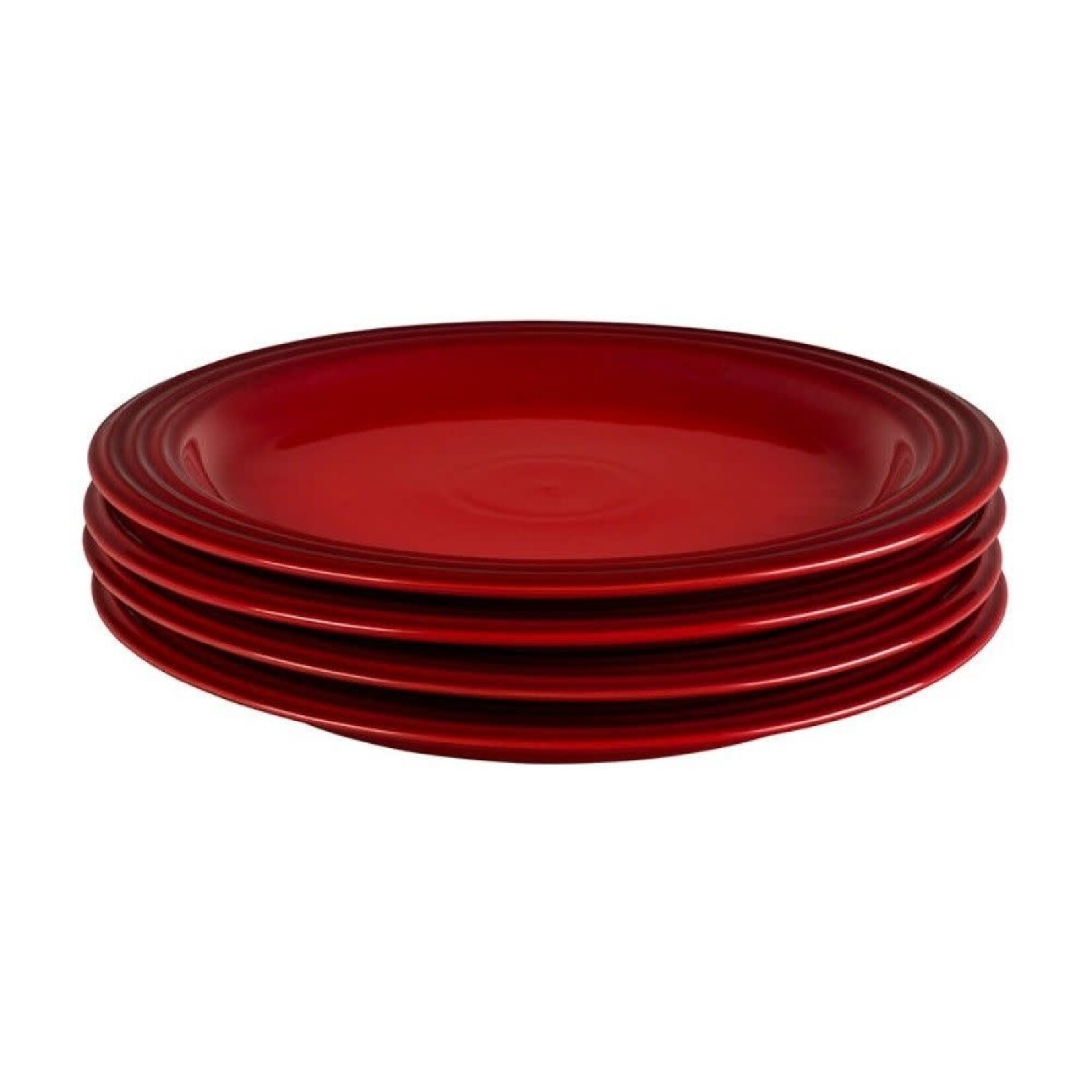 Le Creuset Set of (4) 10.5" Dinner Plates - Cerise - 10.5" | Le Creuset