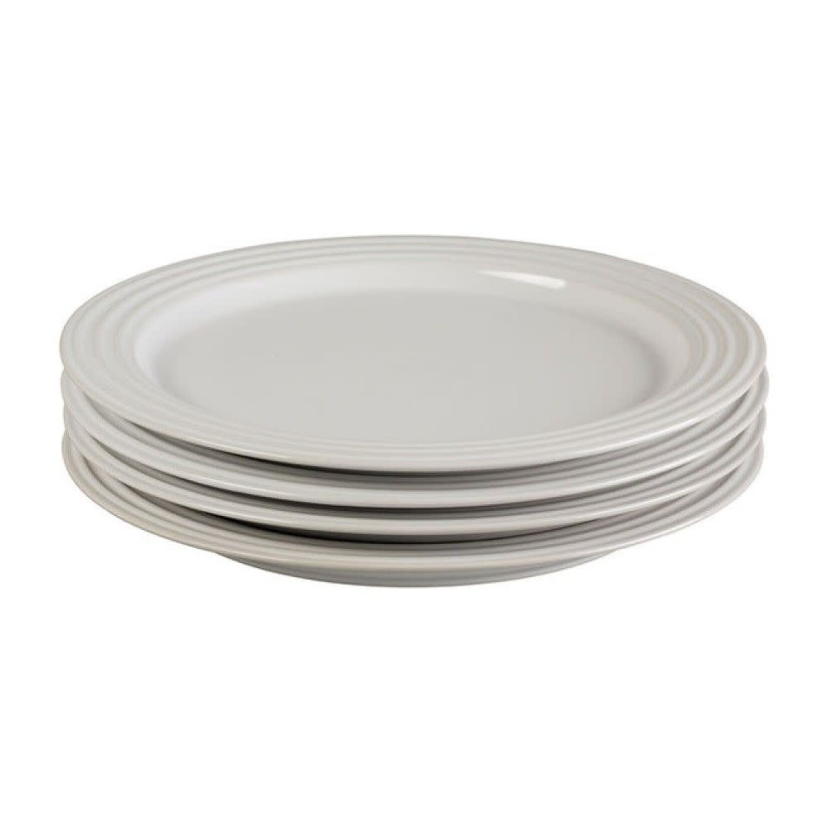 Le Creuset Set of (4) 10.5" Dinner Plates - White - 10.5" | Le Creuset