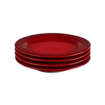 Le Creuset Salad Plates - Cerise 8.5" Set of (4) 8.5" | Le Creuset