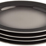 Le Creuset Set of (4) 8.5" Salad Plates - Oyster - 8.5" | Le Creuset