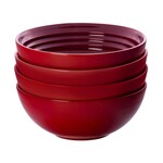 Le Creuset Set of (4) 22 oz. Soup Bowls - Cerise | Le Creuset