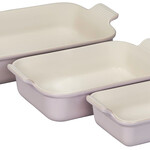 Le Creuset Heritage Set of 3 Rectangular Dishes - Shallot, 1.1 qt., 2.5 qt. & 4 qt. | Le Creuset