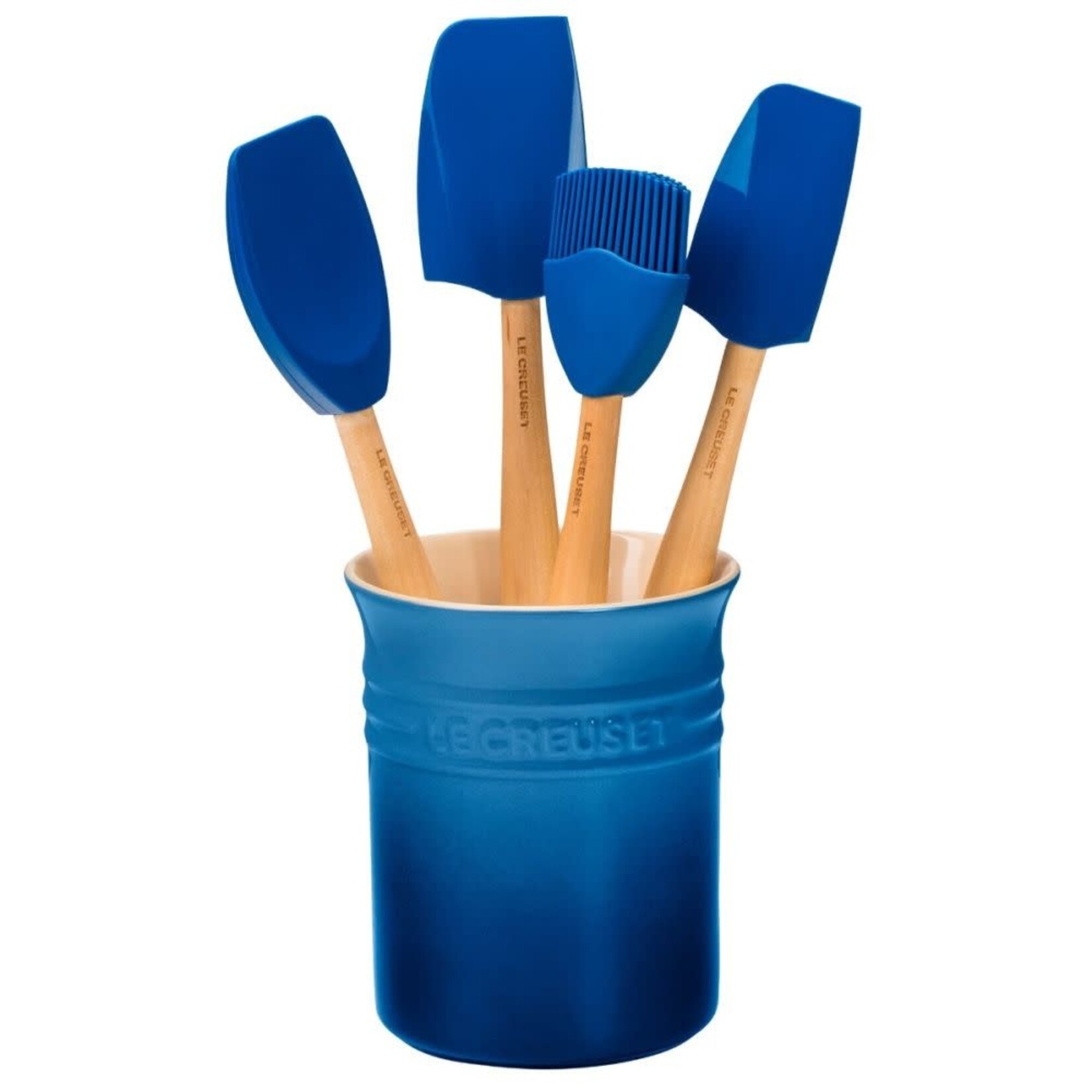 Le Creuset Craft Series 5-Piece Utensil Set with Crock - Marseille | Le Creuset