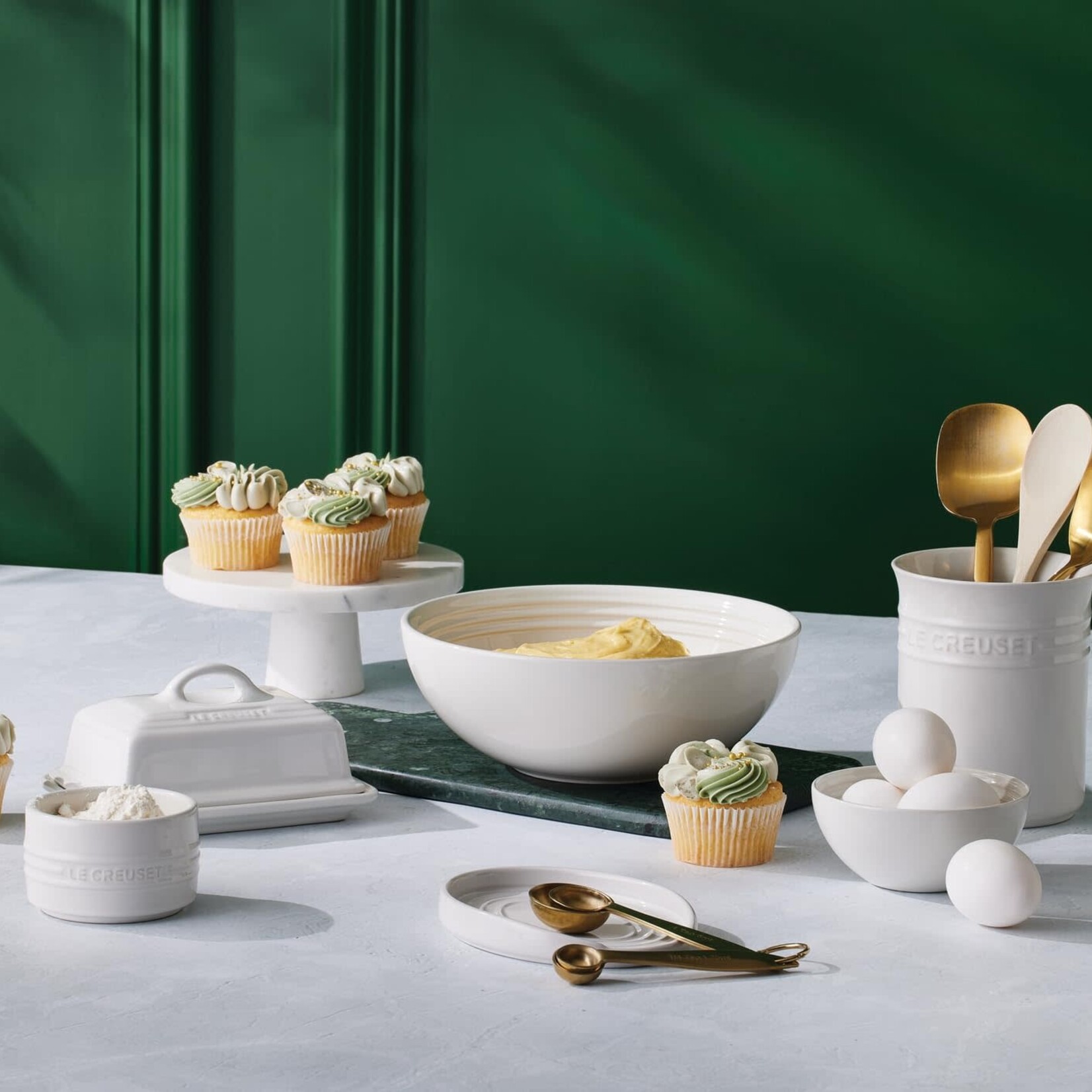 Le Creuset Set of 2 Straight Walled Ramekin - Sea Salt | Le Creuset