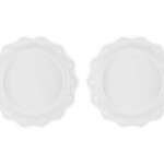 Le Creuset Set of 2 Heritage Pie Dishes - White | Le Creuset