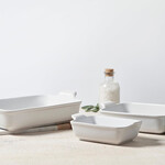Le Creuset Heritage Set of 3 Rectangular Dishes - Oyster, 1.1 qt., 2.5 qt. & 4 qt. | Le Creuset