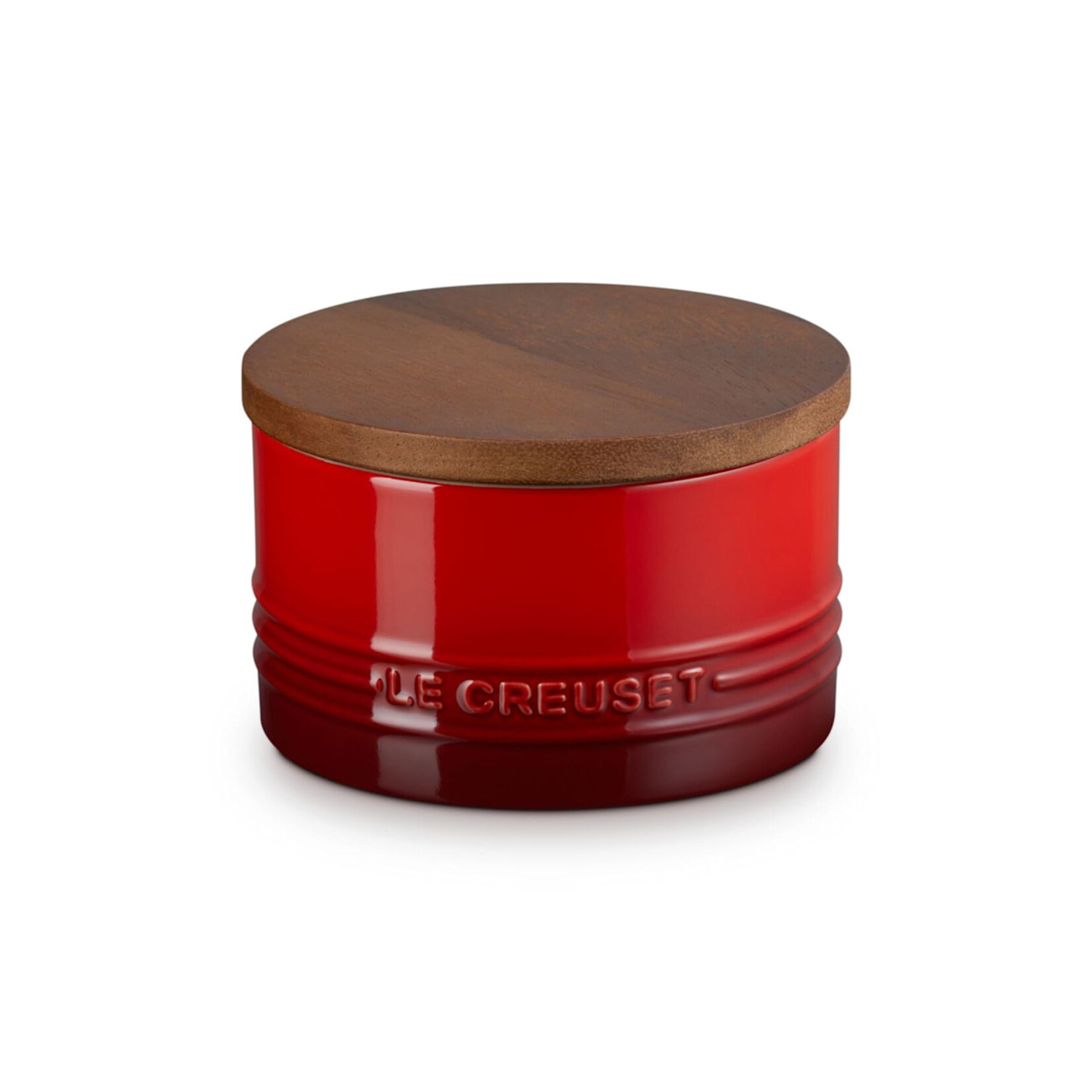 Le Creuset Canister with Wood Lid - Cerise, 16 oz. | Le Creuset