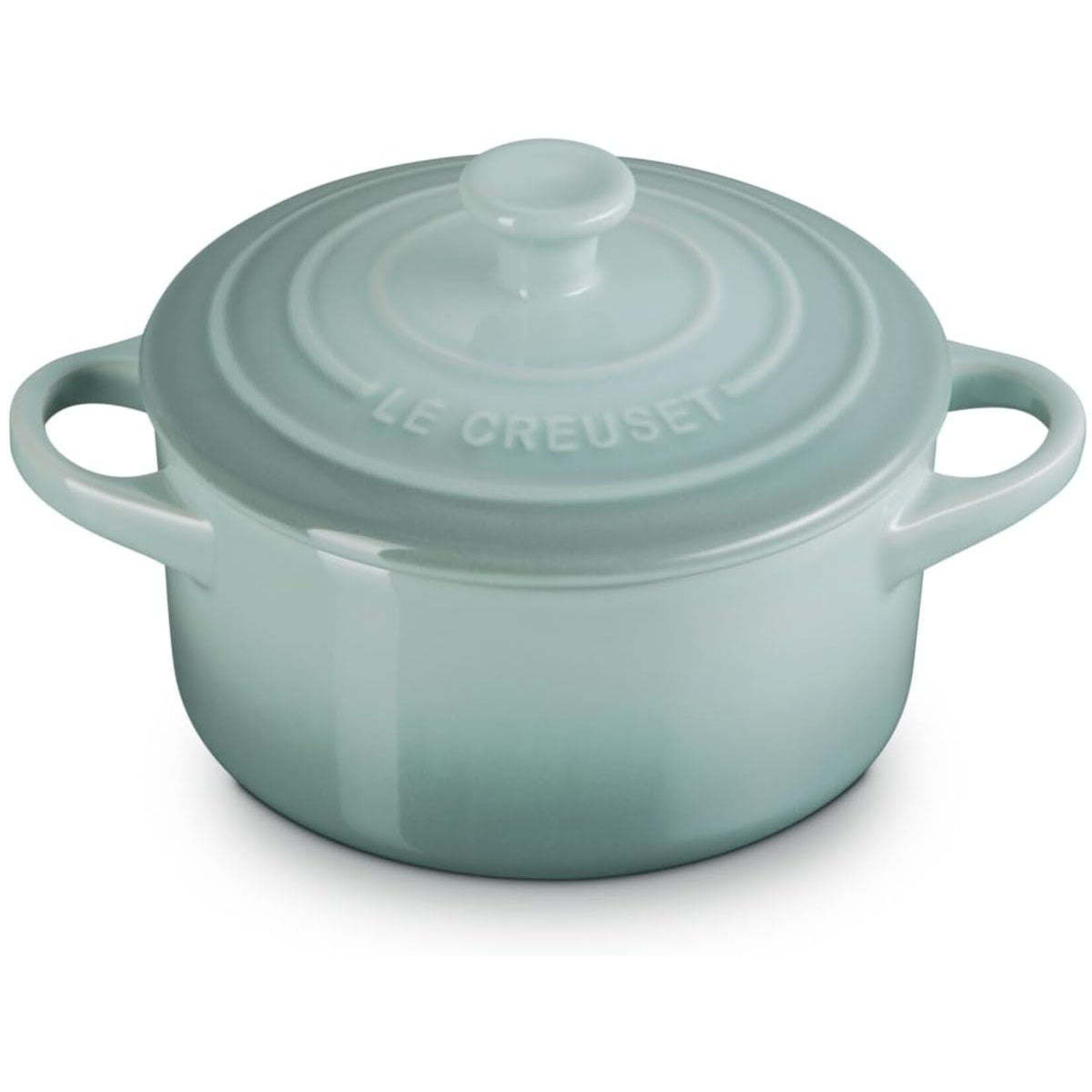 Le Creuset Round Cocotte - Sea Salt, 24 oz. | Le Creuset