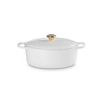 Le Creuset Signature Oval Dutch Oven - White, 6.75 qt. | Le Creuset