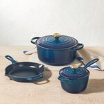 Le Creuset 5 Piece Signature Set - Caribbean (5.5 qt. Sig. RDO, 1.75 qt. Sig. Saucepan, 9" Sig. Skillet) | Le Creuset