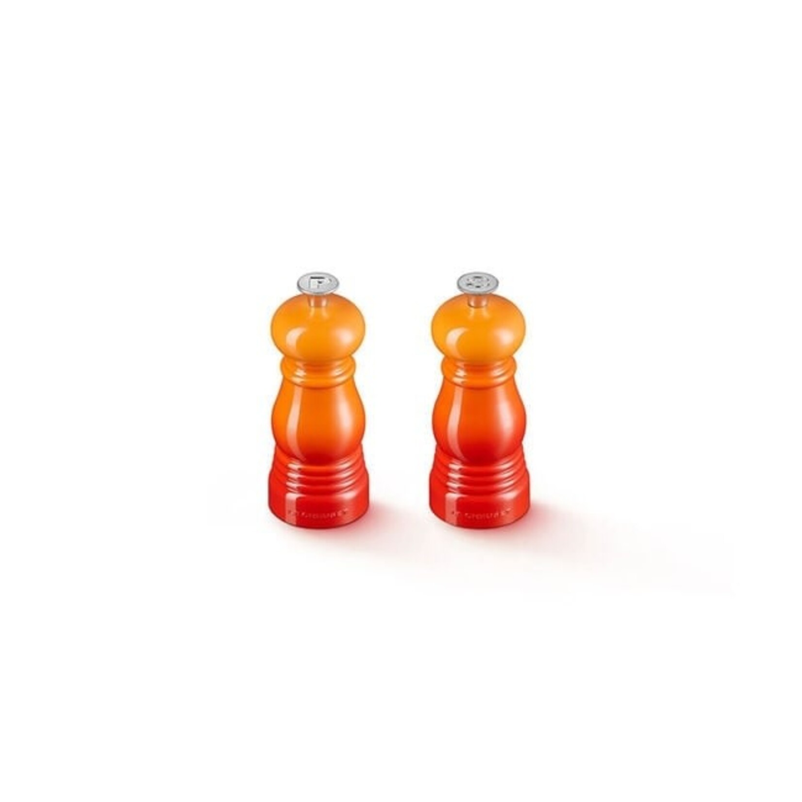 Le Creuset Petite Salt and Pepper Mill Set - Flame, 5" x 2" each | Le Creuset