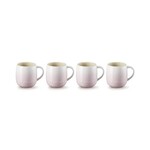 Le Creuset Set of 4 Heritage Mugs - Cerise - e-commerce only, 13 oz. / 380ml | Le Creuset