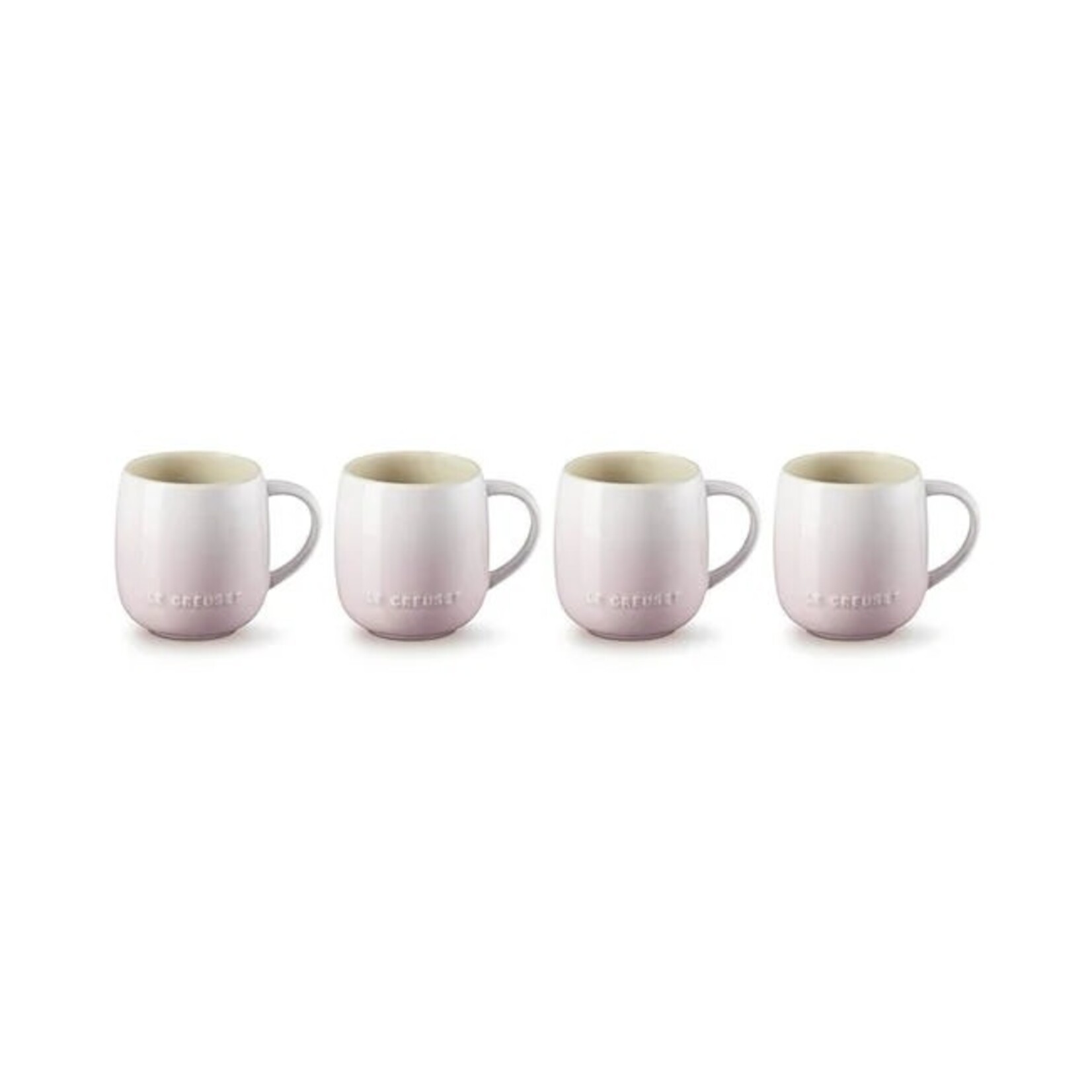 Le Creuset Set of 4 Heritage Mugs - Cerise - e-commerce only, 13 oz. / 380ml | Le Creuset