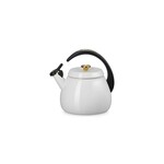 Le Creuset Cloche Kettle with Gold Knob - White, 2.2 qt. | Le Creuset