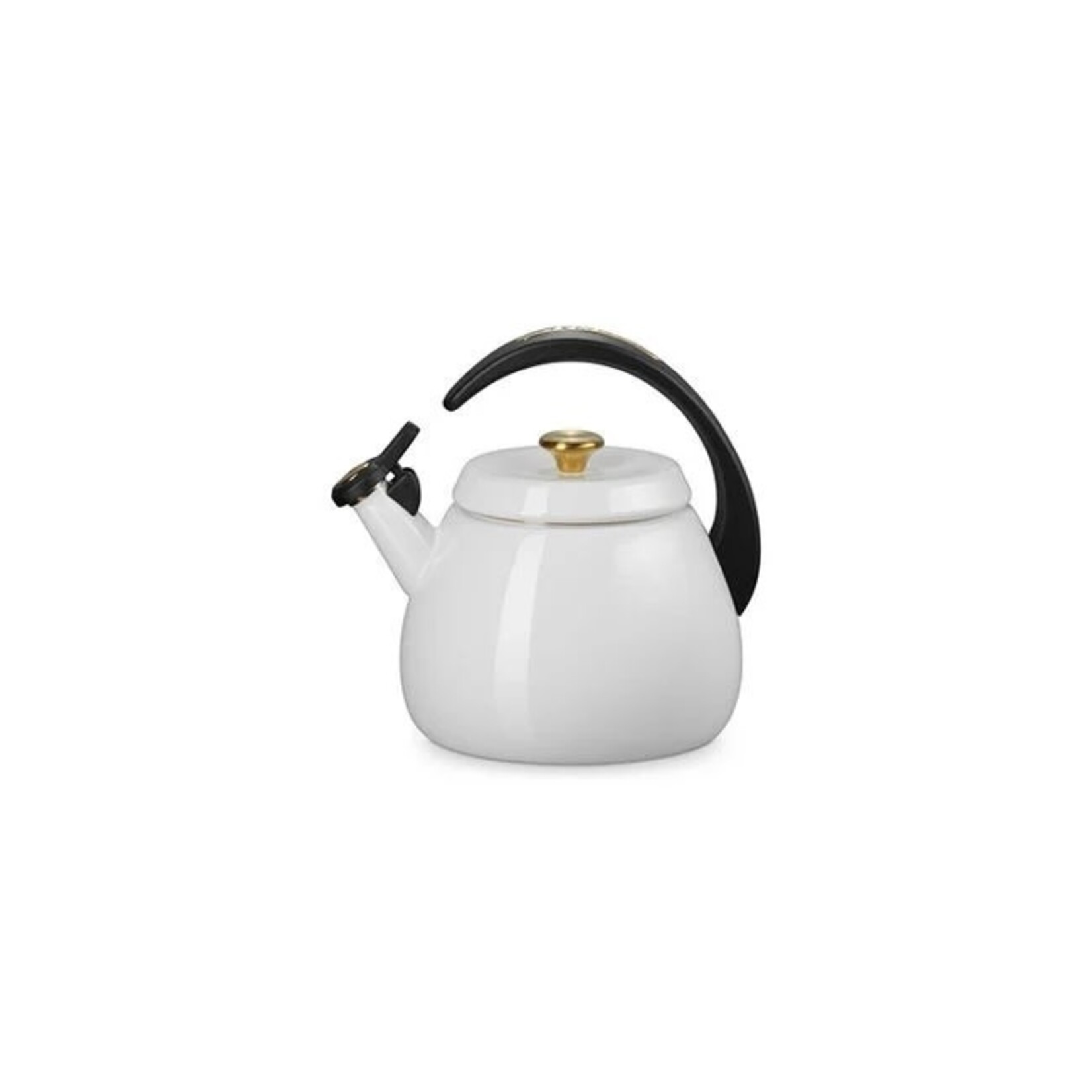 Le Creuset Cloche Kettle - White with Gold Knob, 2.2 qt. | Le Creuset