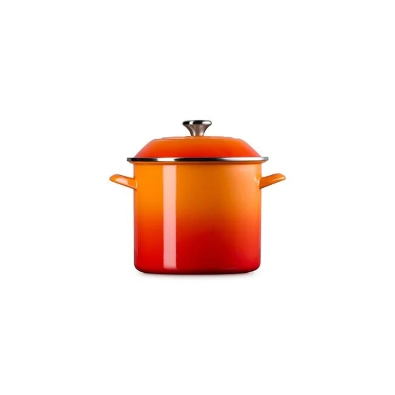 Le Creuset Stockpot with Metal Finishes - Flame, 12 qt. | Le Creuset