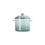 Le Creuset Stockpot with Metal Finishes - Sea Salt, 12 qt. | Le Creuset