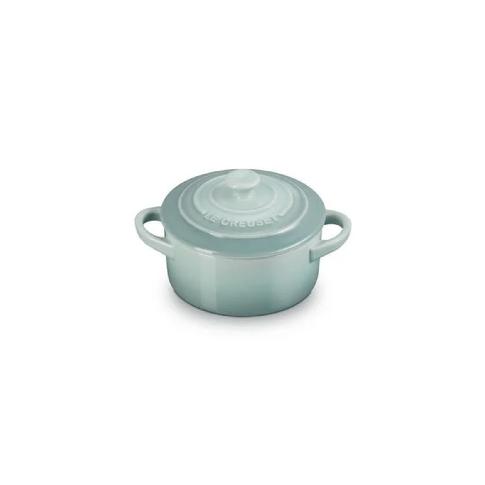 Le Creuset Mini Round Cocotte - Sea Salt (House Special), 8 oz. | Le Creuset