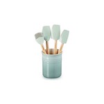 Le Creuset Craft Series 5-Piece Utensil Set with Crock - Sea Salt | Le Creuset