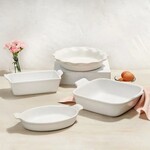 Le Creuset 4 Piece Heritage Bakeware Set - Sea Salt (9-inch Loaf Pan, 9-inch Pie Dish, 3 qt. Square Baking Dish and  1 3/4qt. Oval Baking Dish) | Le Creuset