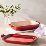Le Creuset Rectangular Dish with Platter Lid - Cerise, 14 3/4"x9"x2 1/2" (3 qt.) | Le Creuset
