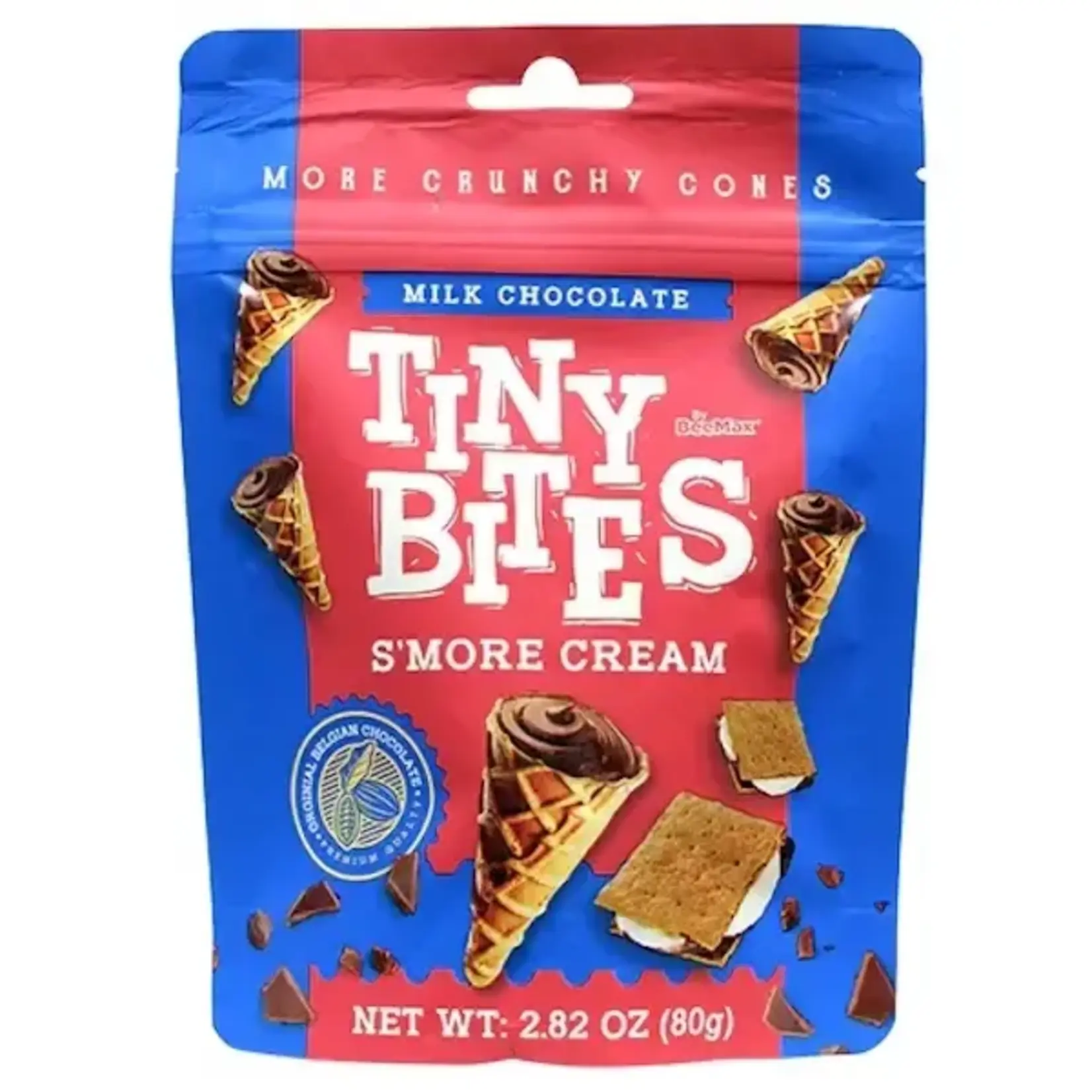 Grandpa Joes Tiny Bites Milk Choc S'more Cream Waffle Cone 2.8oz