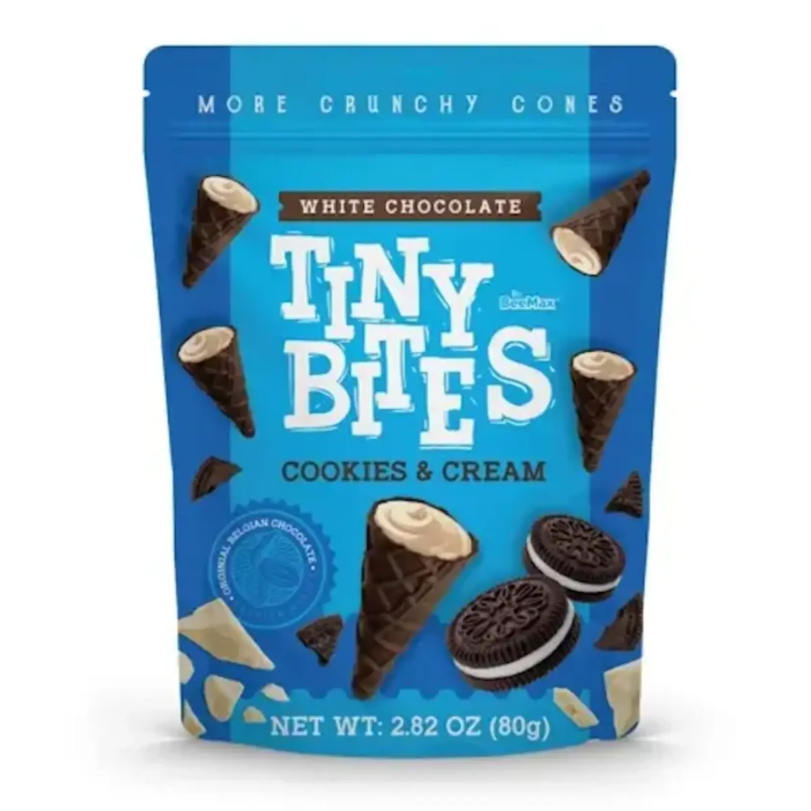 Grandpa Joes Tiny Bites White Choc Cookies & Cream Waffle Cone 2.8oz