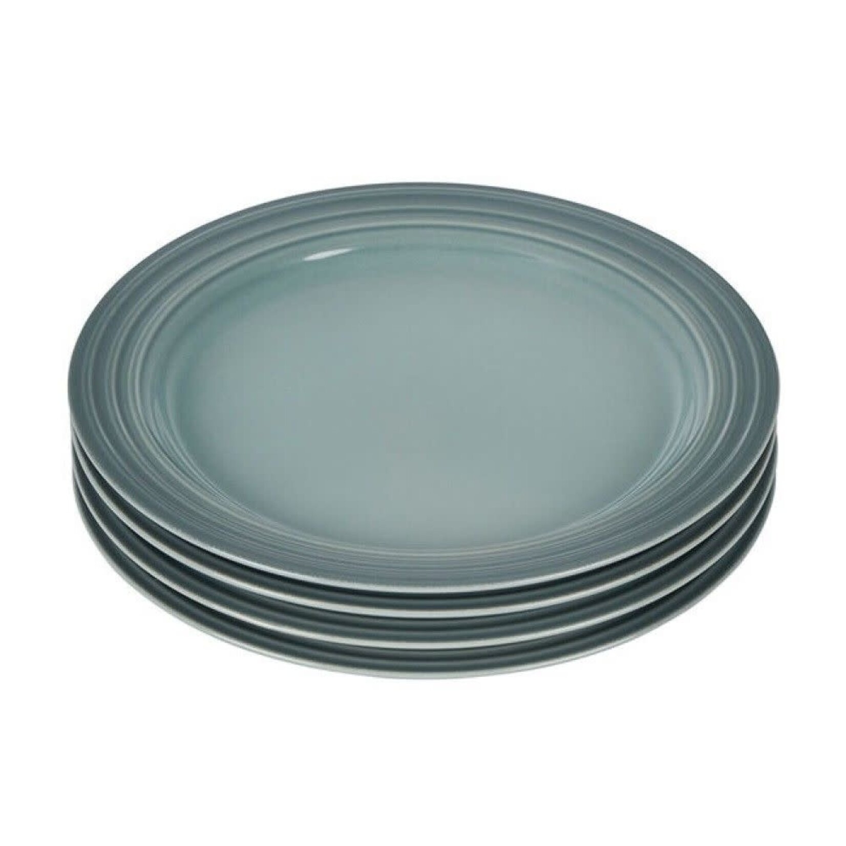 Le Creuset Set of (4) 8.5" Salad Plates - Sea Salt - 8.5" | Le Creuset