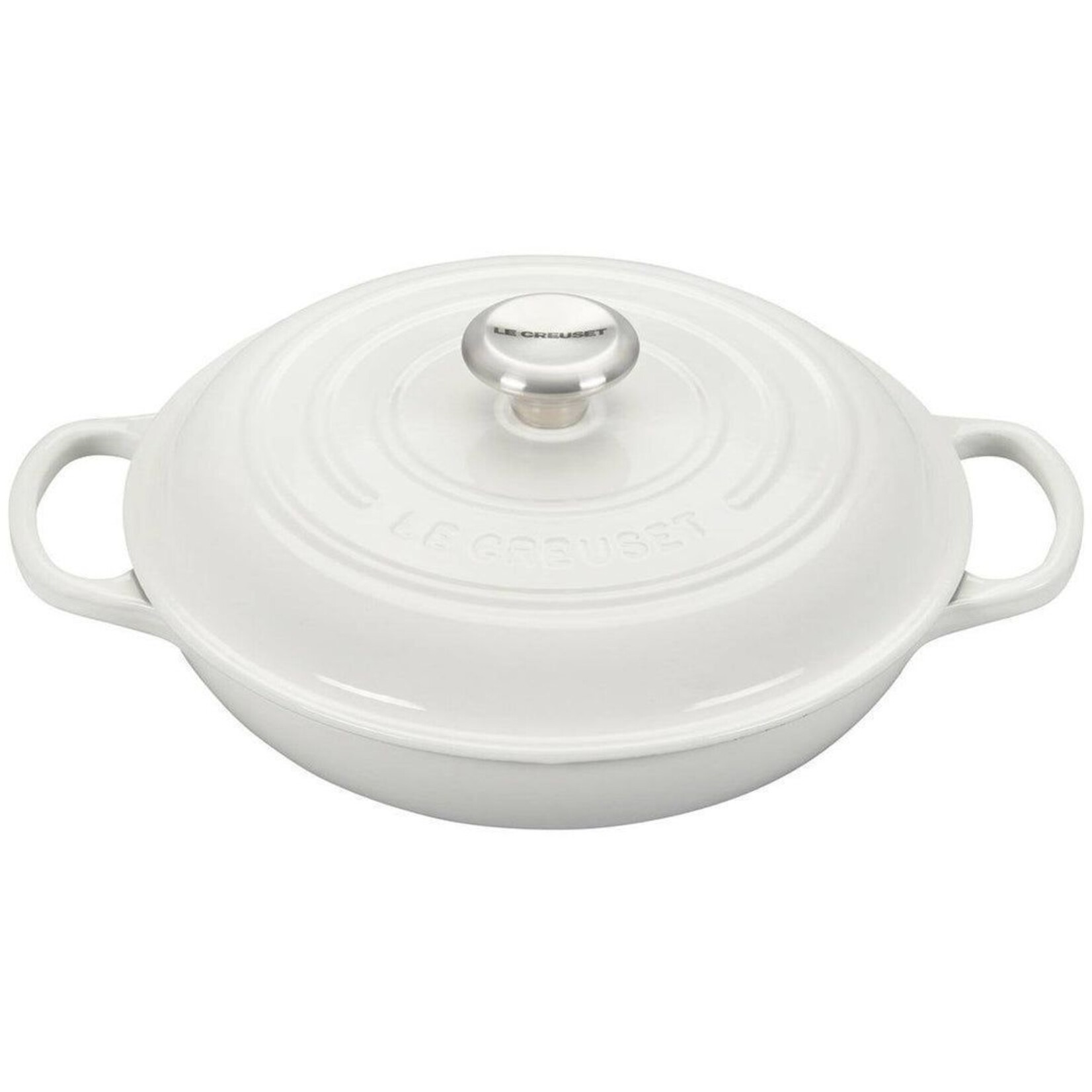 Le Creuset Signature Braiser - White, 3.5 qt. | Le Creuset