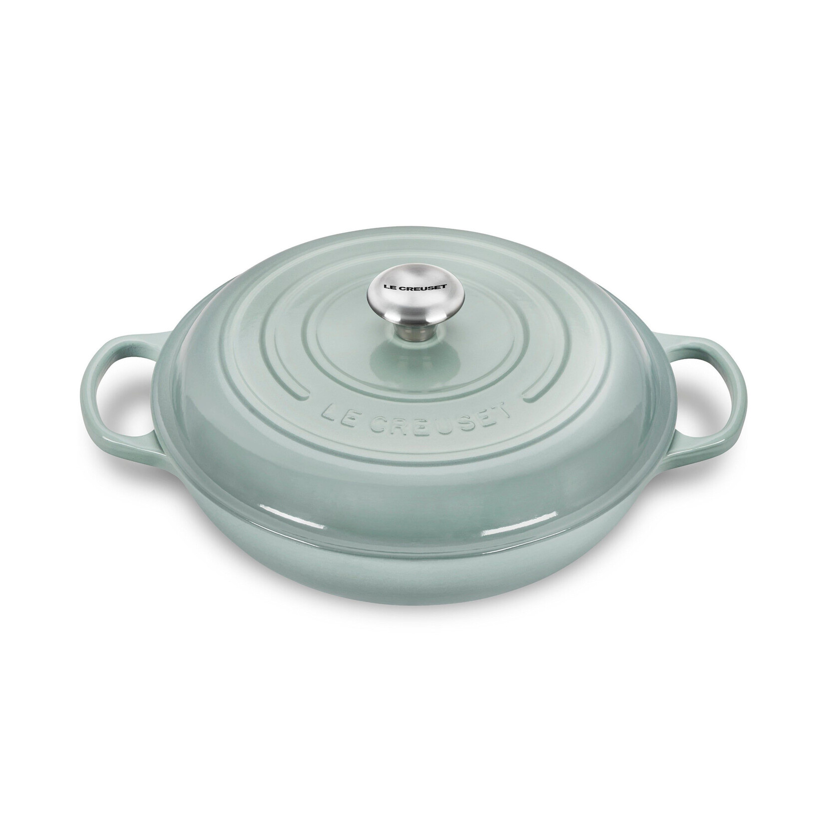 Le Creuset Signature Braiser - Sea Salt, 3.5 qt. | Le Creuset
