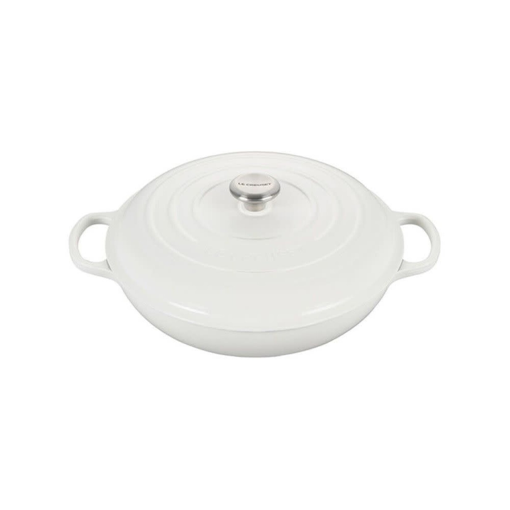 Le Creuset Signature Braiser - White, 5 qt. | Le Creuset