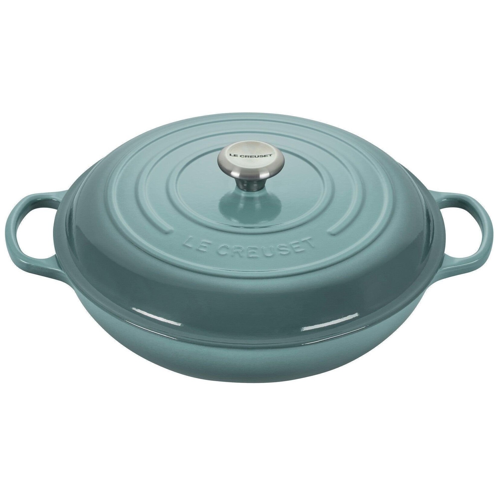 Le Creuset Signature Braiser - Sea Salt, 5 qt. | Le Creuset