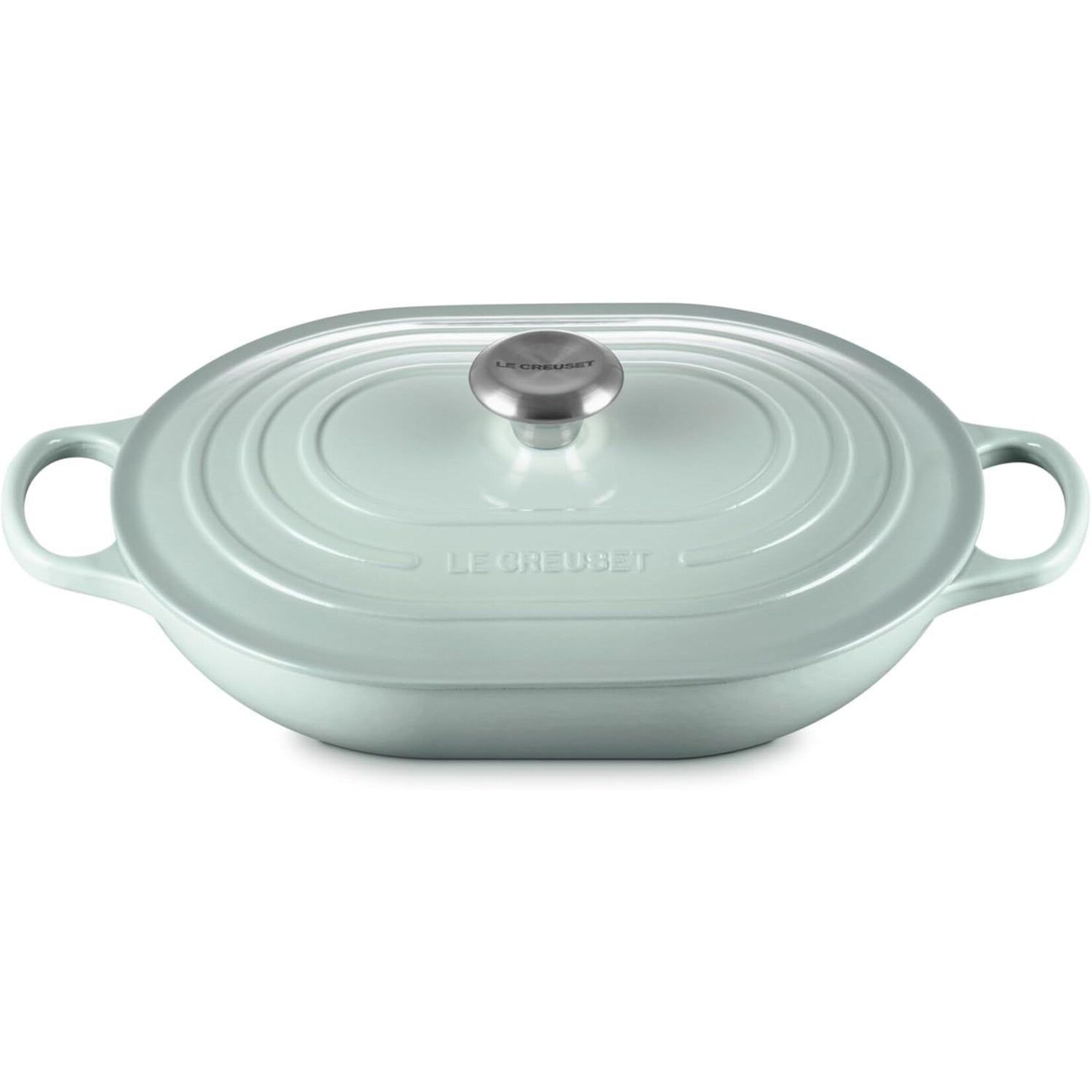 Le Creuset Signature Oval Casserole, Sea Salt, 3.75 qt. | Le Creuset