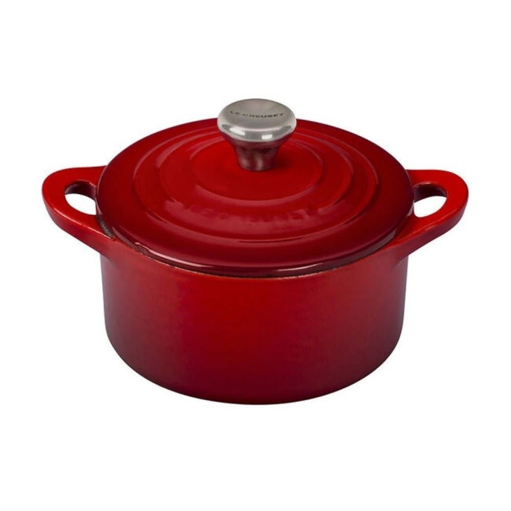 Le Creuset 1/3 qt. Mini Cocotte with Stainless Steel Knob - Cerise | Le Creuset