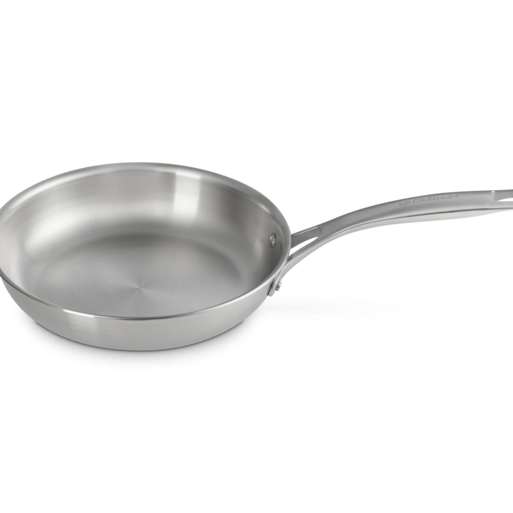 Le Creuset Essential Stainless Steel Shallow Round Fry Pan 9.5 In  | Le Creuset