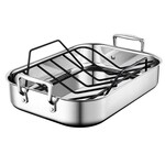 Le Creuset SS Classic Rectangular Roaster & Rack 14 In, 14" | Le Creuset