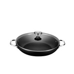 Le Creuset Toughened Nonstick PRO 4 qt. Shallow Casserole/Braiser & Glass Lid with SS Knob | Le Creuset