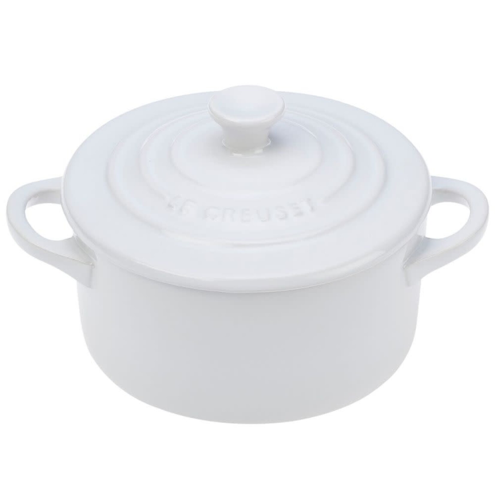 Le Creuset Mini Round Cocotte - White, 14 oz. | Le Creuset